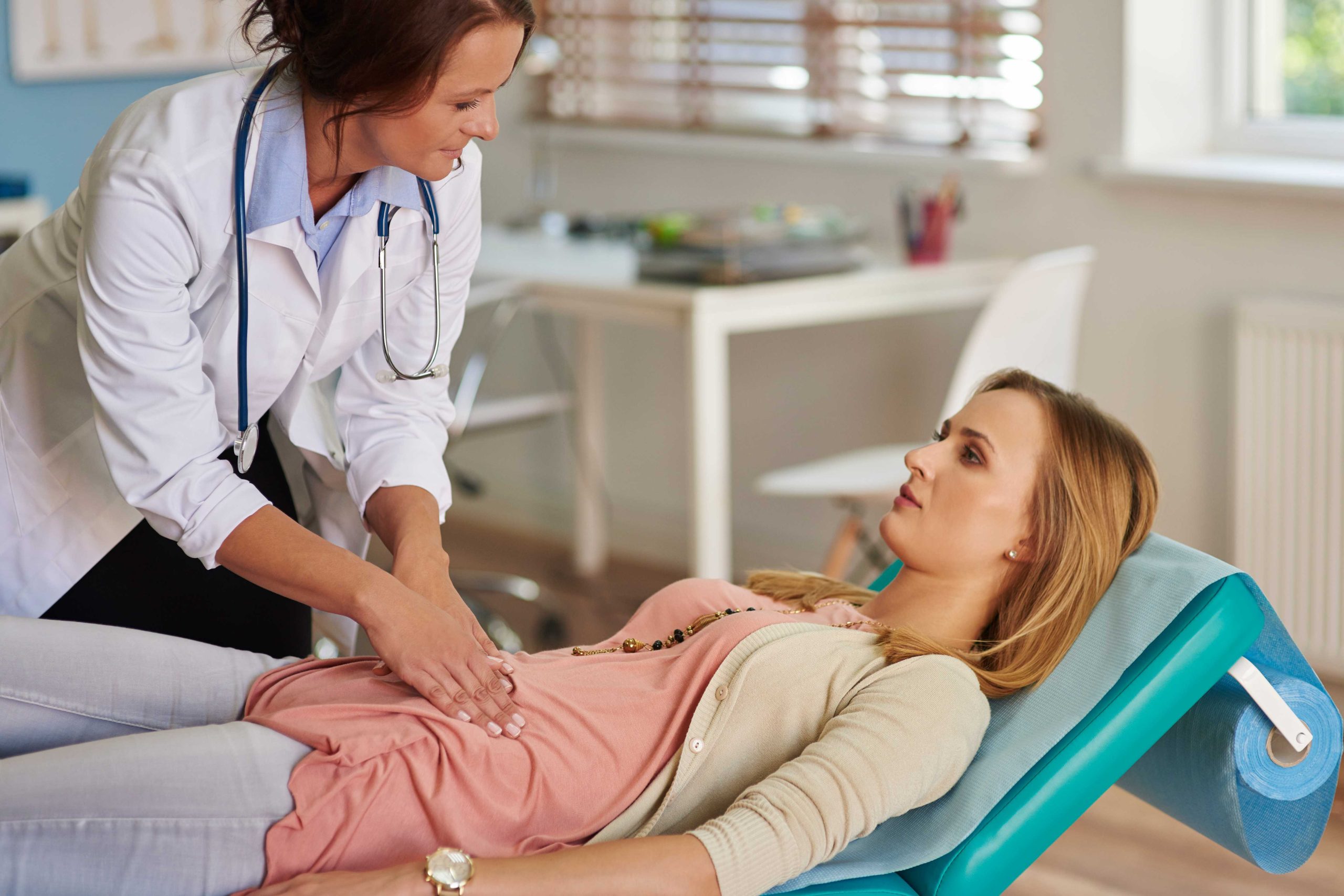 Doctor Checking Patient’s Stomach Pain